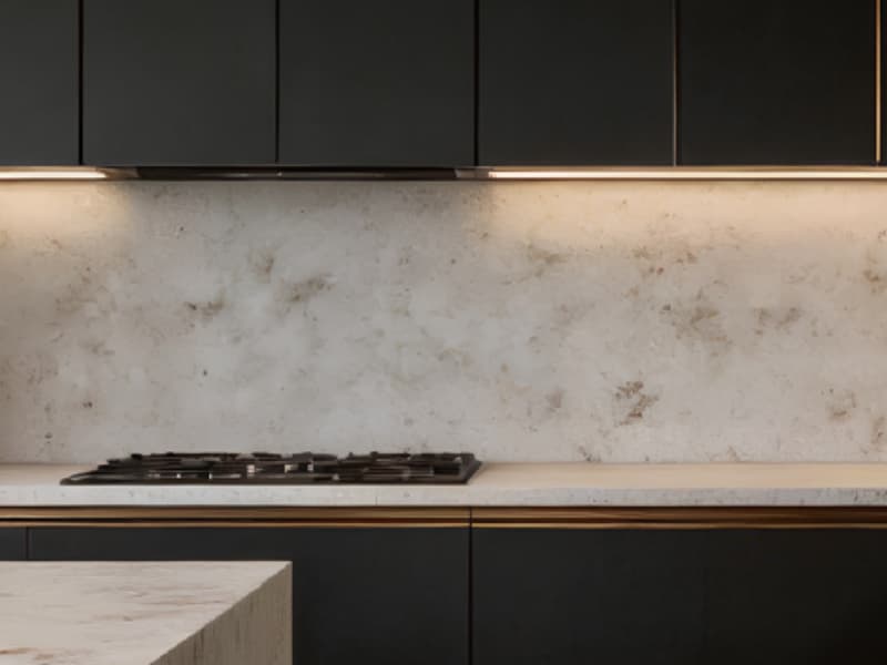 Компания GELO Solid Surface завершила масштабный проект по отделке кухни и ванной комнаты в США.