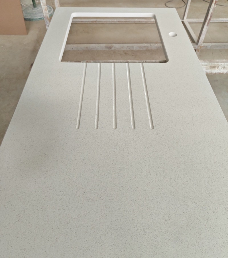 solid surface Chip color countertops